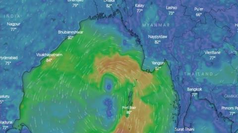 জয়েন্ট টাইফুন ওয়ার্নিং সেন্টারের পূর্বাভাস বলছে, ২৪ ঘণ্টার মধ্যে ঘূর্ণিঝড়ে পরিণত হতে পারে নিম্নচাপটি