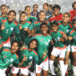 শিরোপা জয়ের আনন্দে বাংলার নারী ফুটবলাররা